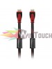 DeTech Καλώδιο HDMI male to male Female Black Πλεγμένο με Φερρίτη, 20m (18311) Εικόνα & Ήχος